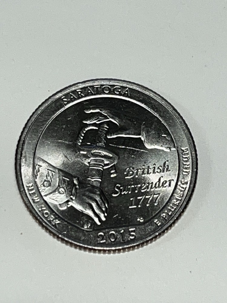 2015 D Quarter British Surrender US Coin