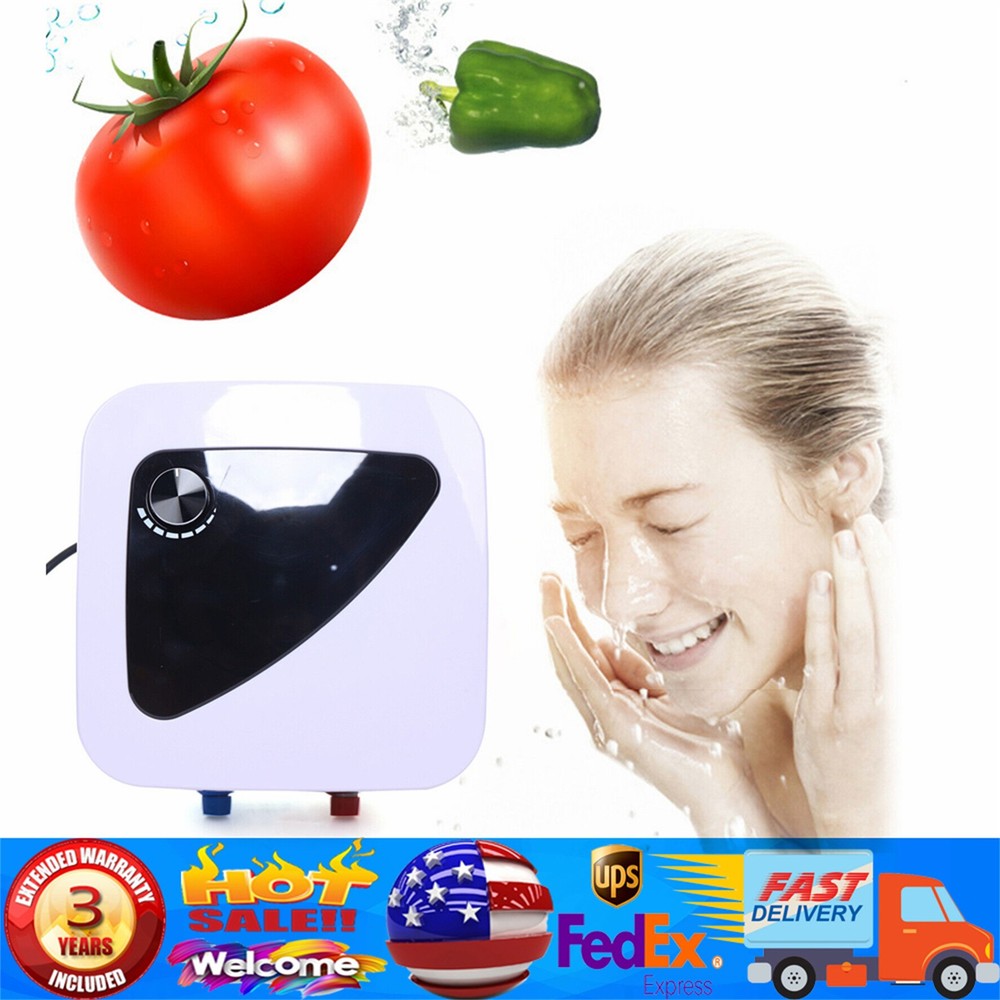 Compact Mini-Tank Storage 8L 110V 1500W Instant Electric Hot Water Heater Shower