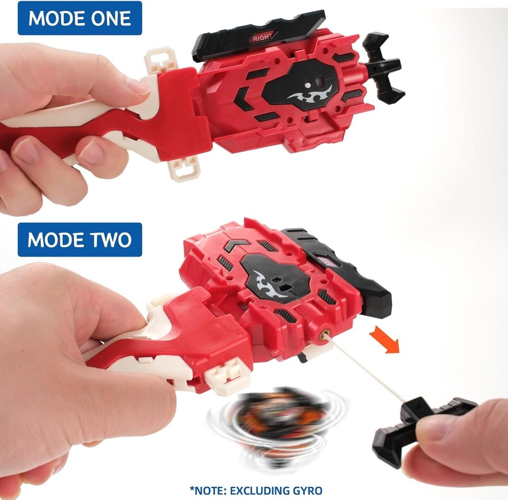 2 Pack String Launchers and Grips, Battling Burst Launcher, Left/Right Spin, ...