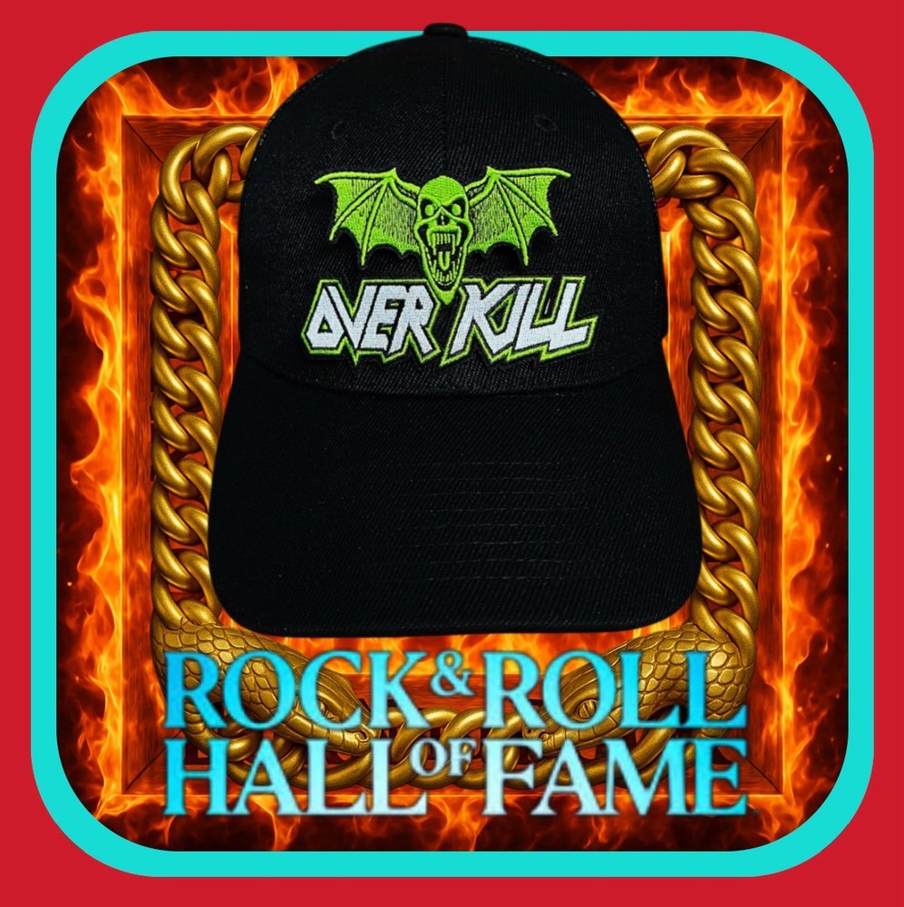 OVERKILL  PATCHED BASEBALL CAP VELCROBACK