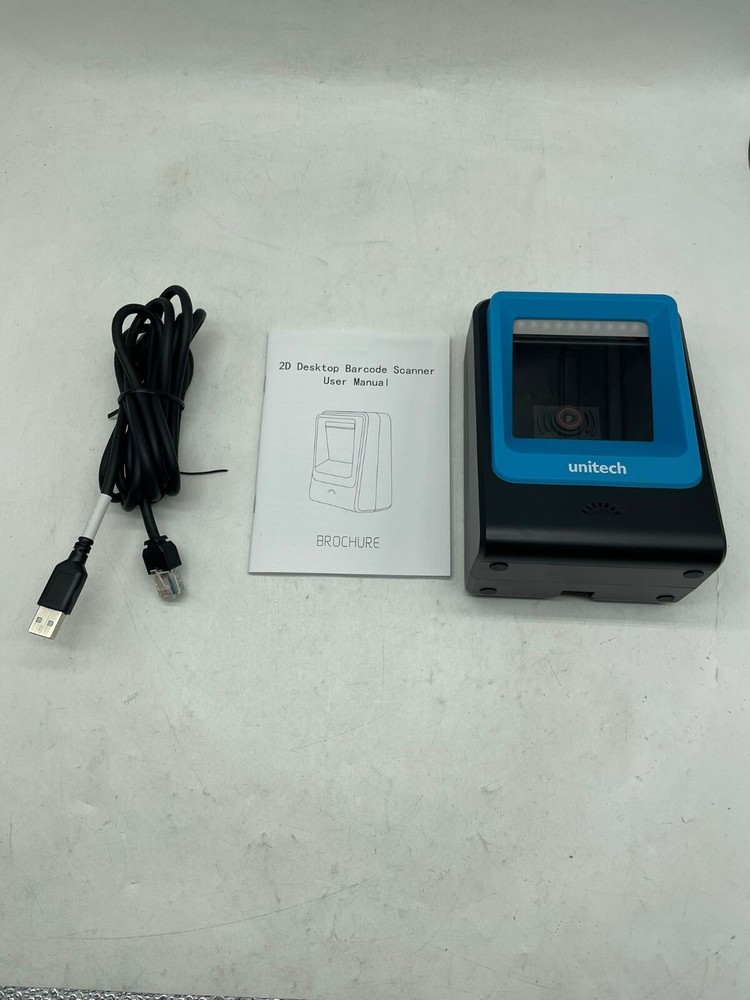 UNITECH America TS100 2D Hands-Free Presentation Barcode Scanner, Omnidirectiona