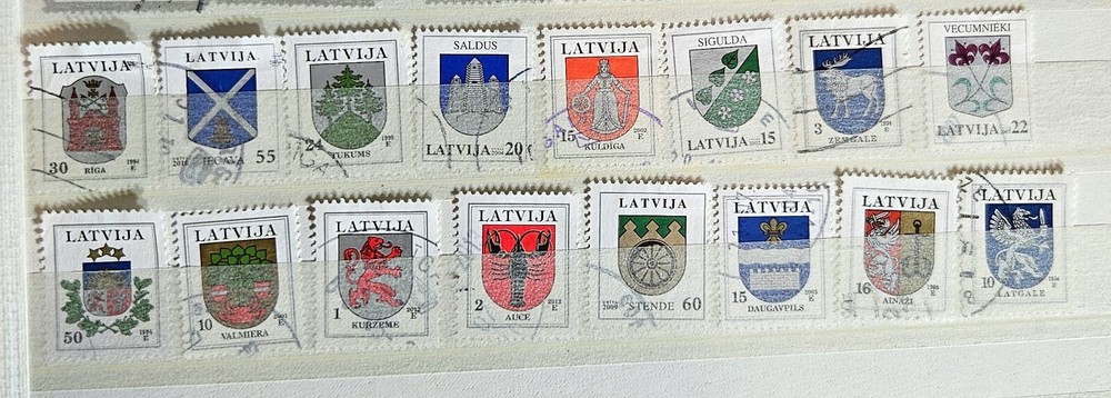Vintage to Modern Latvia Stamps
