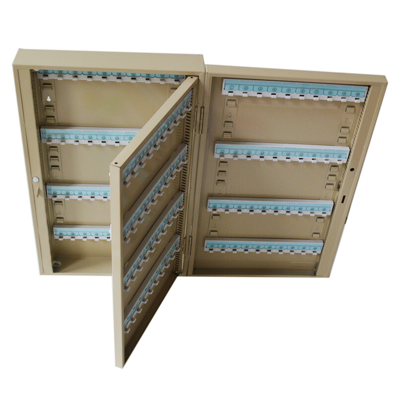 Wall Mounted-type Ironhide Key Cabinet 160 Hooks Lock Box with Key Cards