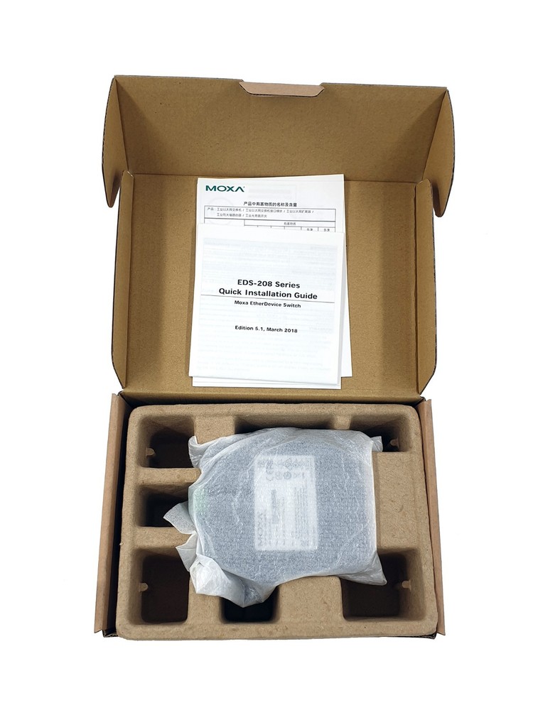Moxa Ethernet Switch EDS-208-M-SC  V2.0.0
