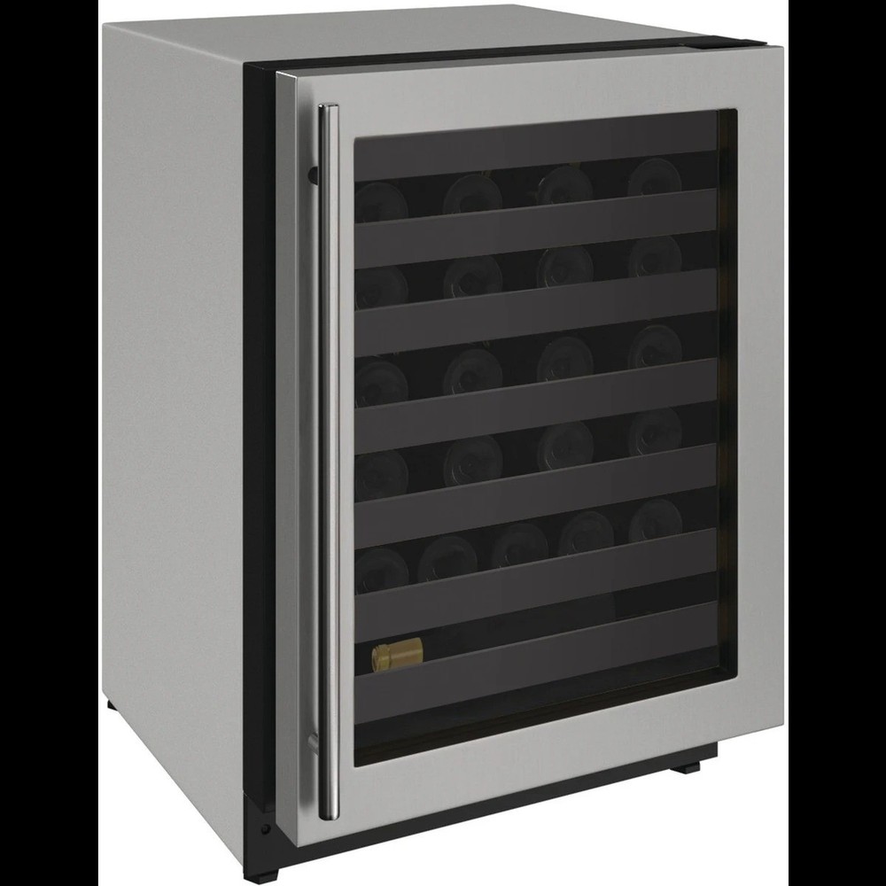 U-Line U2224WCS00A 24" Stainless 43 Bottle Built-In Wine Storage NIB #155748