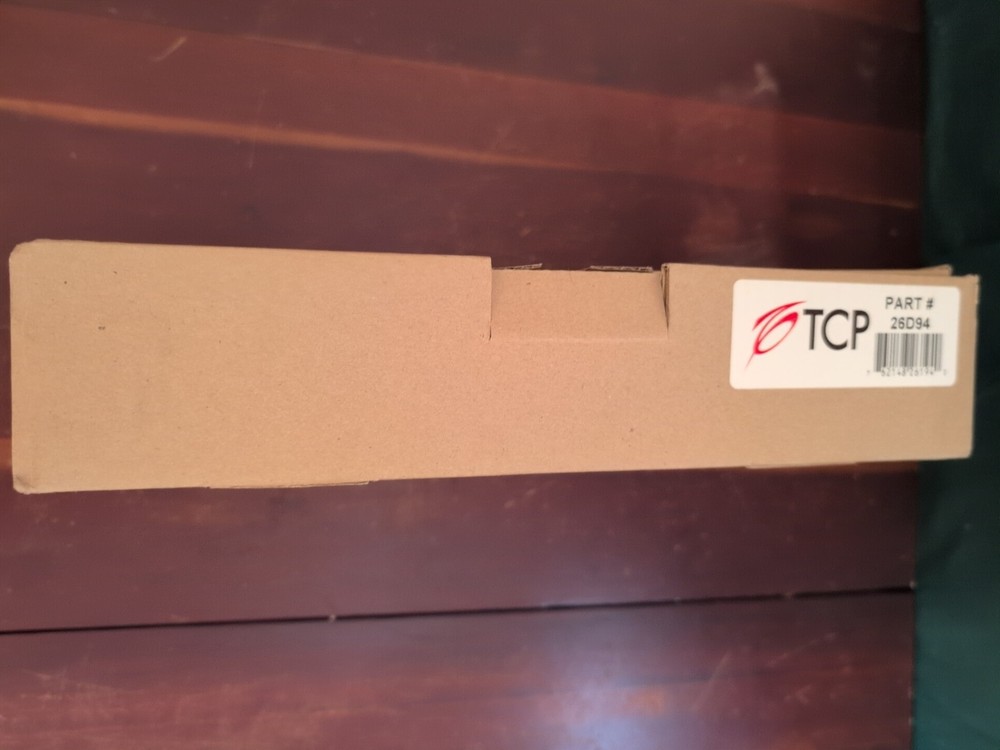 TCP Exit Sign Green Silver LED Emergency Light Double Sided 26D94 NIB