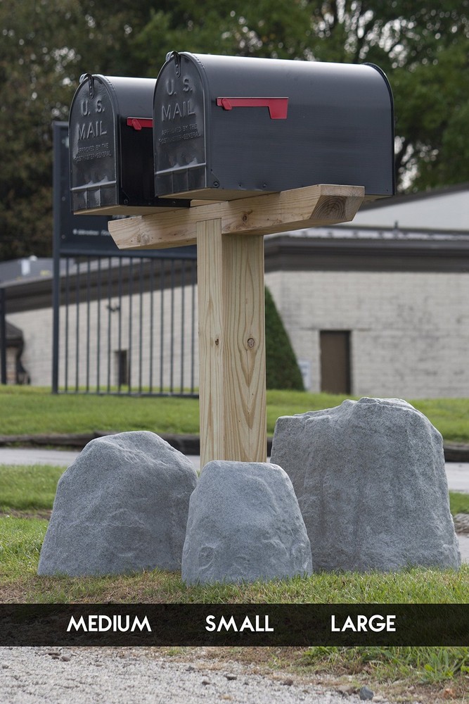 2186 Landscape Rock Resin, Medium, Granite