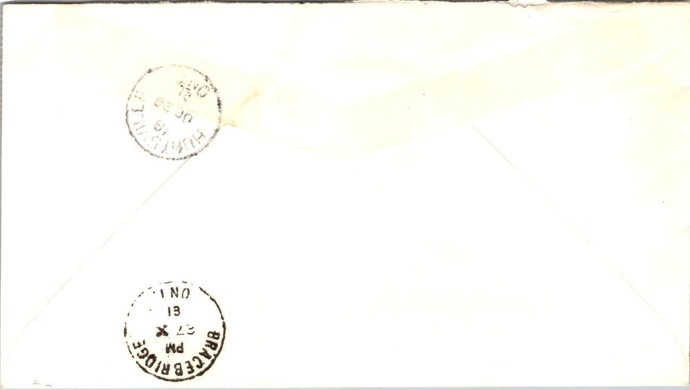 Canada 1981 Registered Mail - Novar Ont - A02252