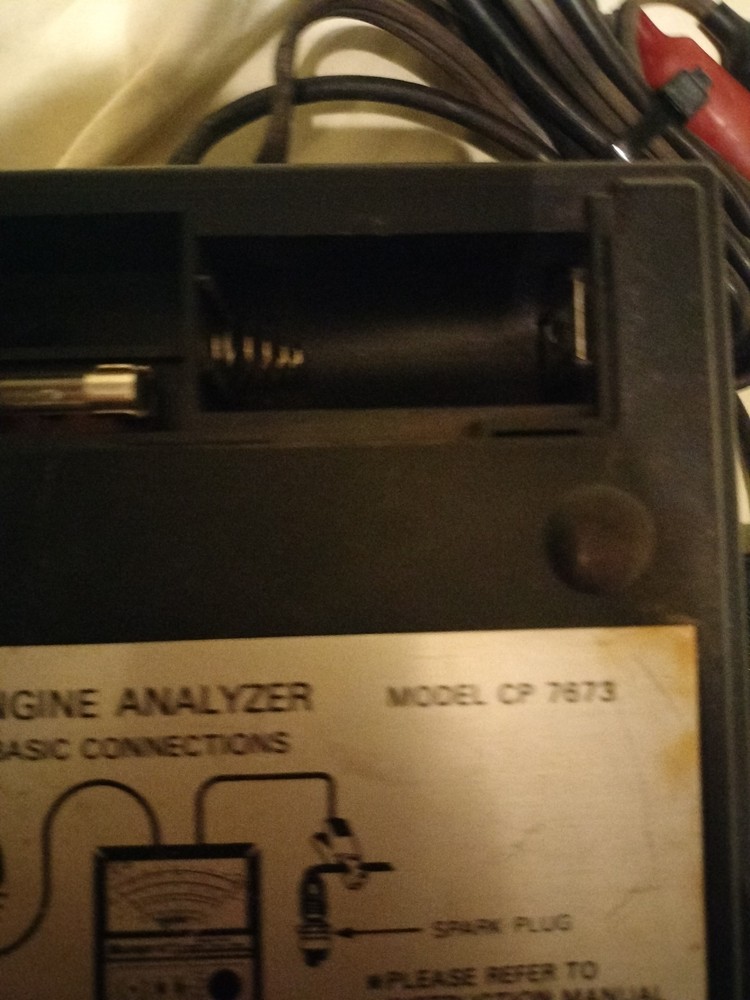 Sunpro By Actron Inductive Engine Analyzer CP7673 Untested As Pictured