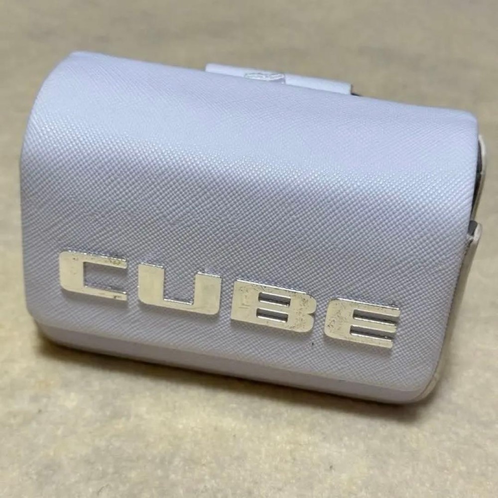 Golfzon CaddyTalk Cube Golf Rangefinder Silver with USB Cable & White Case