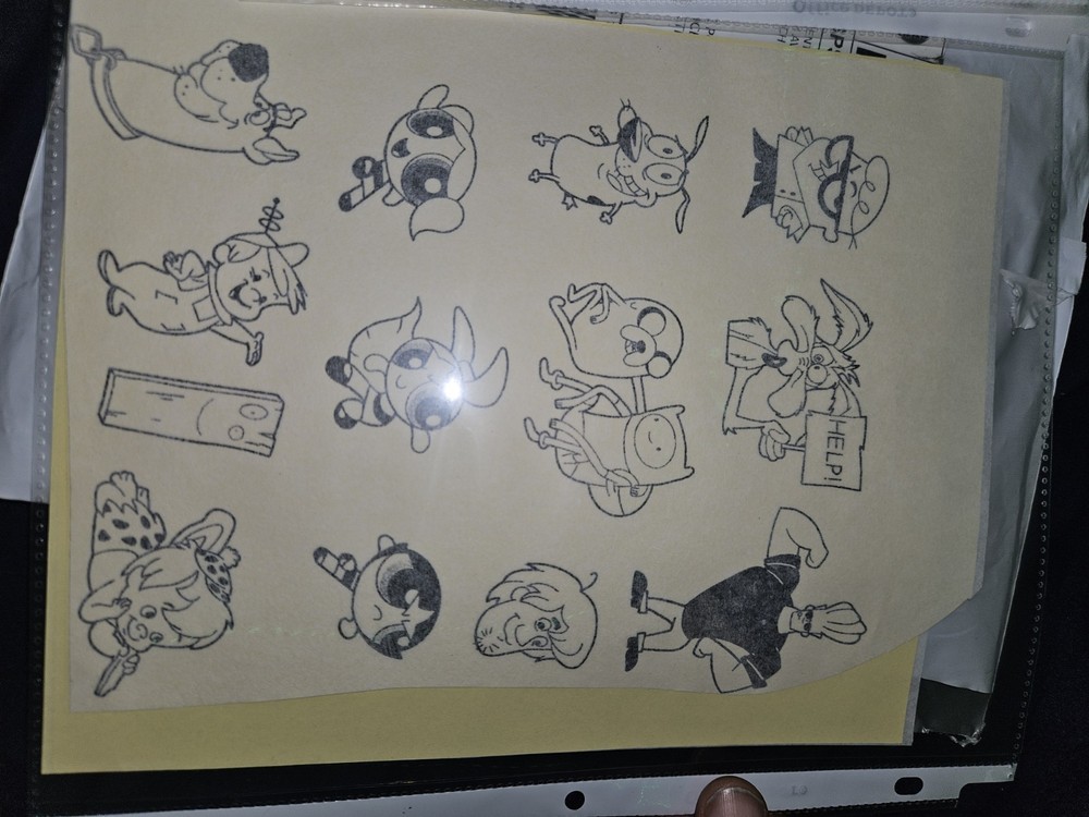 Pre Printed professional tattoo stencils