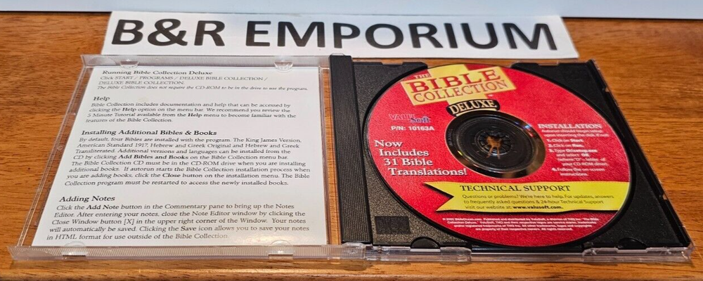 The Bible Collection Deluxe - (2002 ValuSoft) - Used CD-ROM