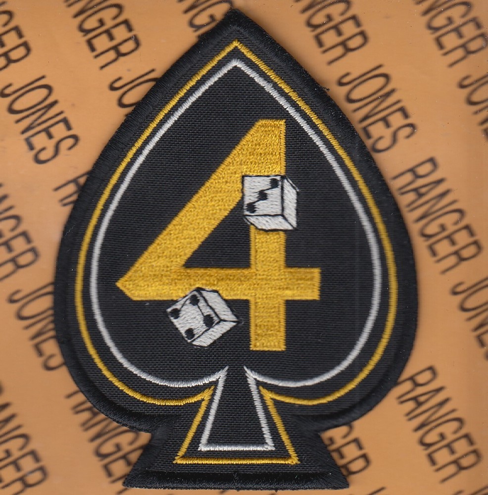 USAF Air Force 43rd Fighter Squadron FS 4" patch c/e #2