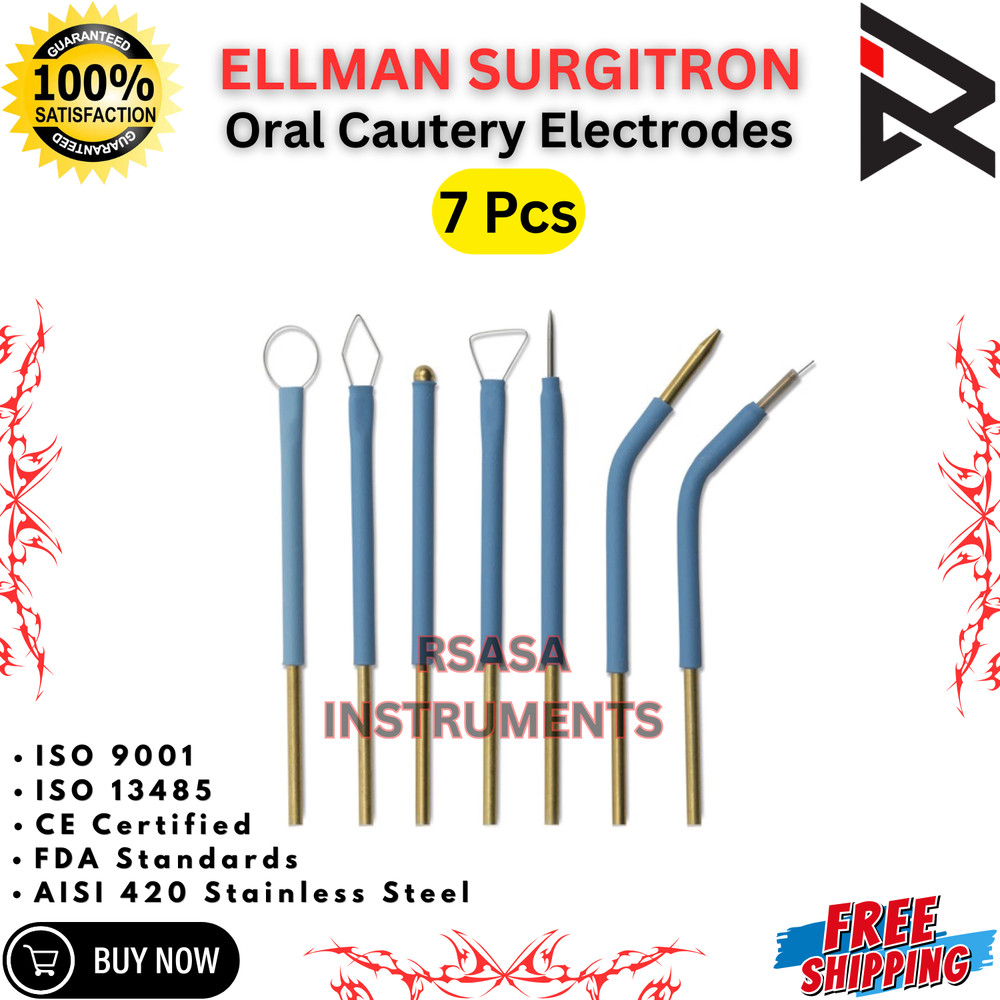 Ellman Standard electrode set- S10B 7Pcs New CE