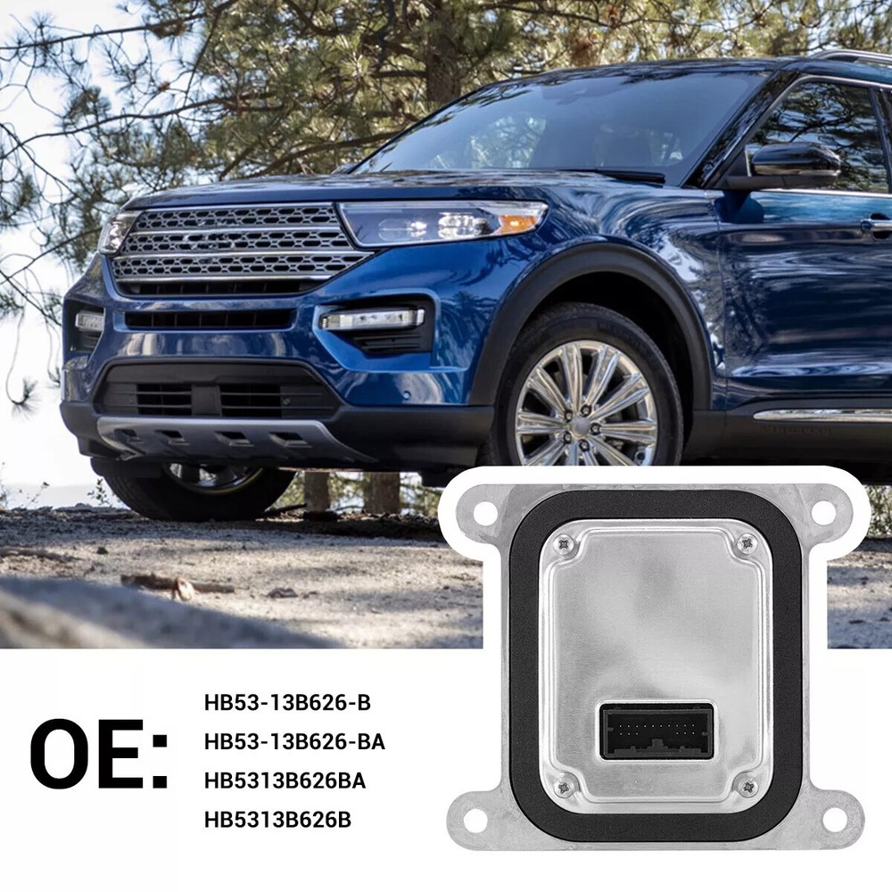 Full LED Headlight Module Control Unit HB5313B626B For 2017-2019 Ford Explorer