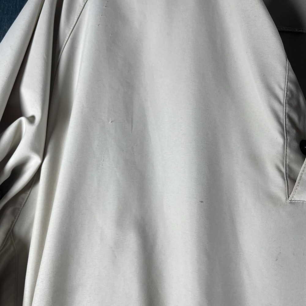 FootJoy Mens Jacket Beige Quarter Snap Long Sleeve Pullover Size L Polyester