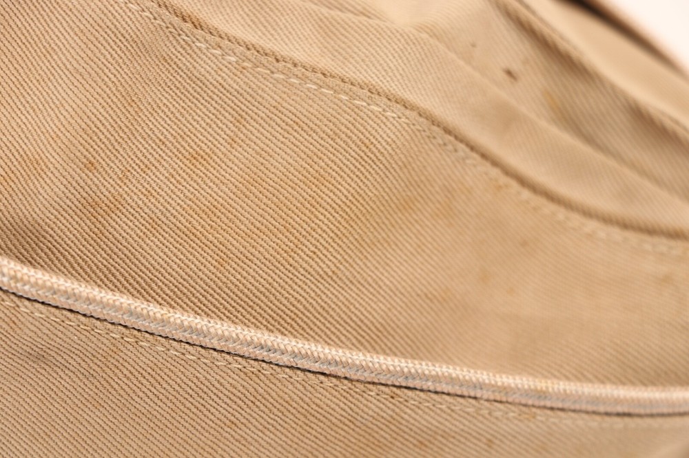 P160 WWII Tan Infantry Piped Named Overseas Cap