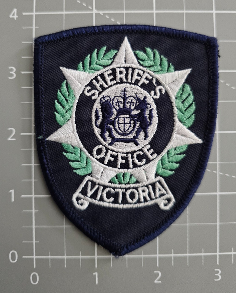 Victoria Sheriff's Office Australia Shoulder Patch NEW