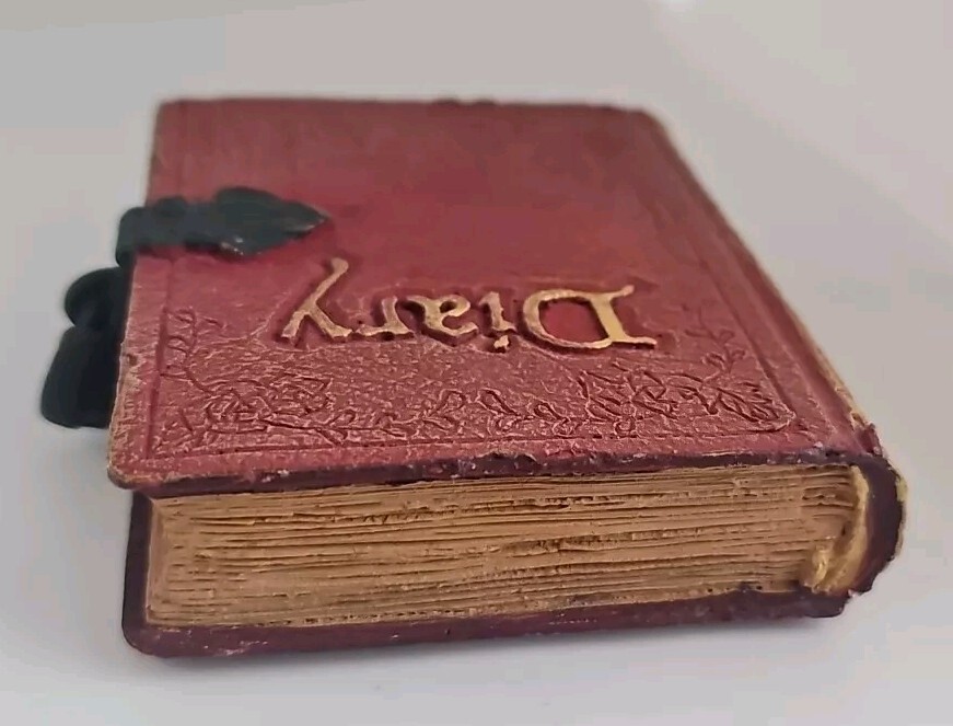 Vintage Cast Paperweight diary book by key point maker