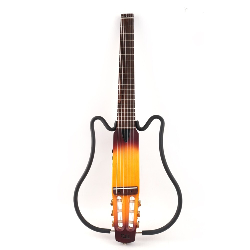 electric classical guitar Silent nylon string travel portable built in effect