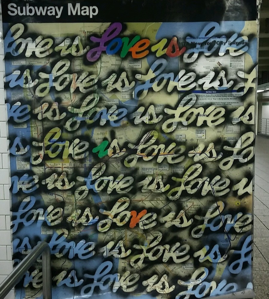 NY GRAFFITI MAP BIG