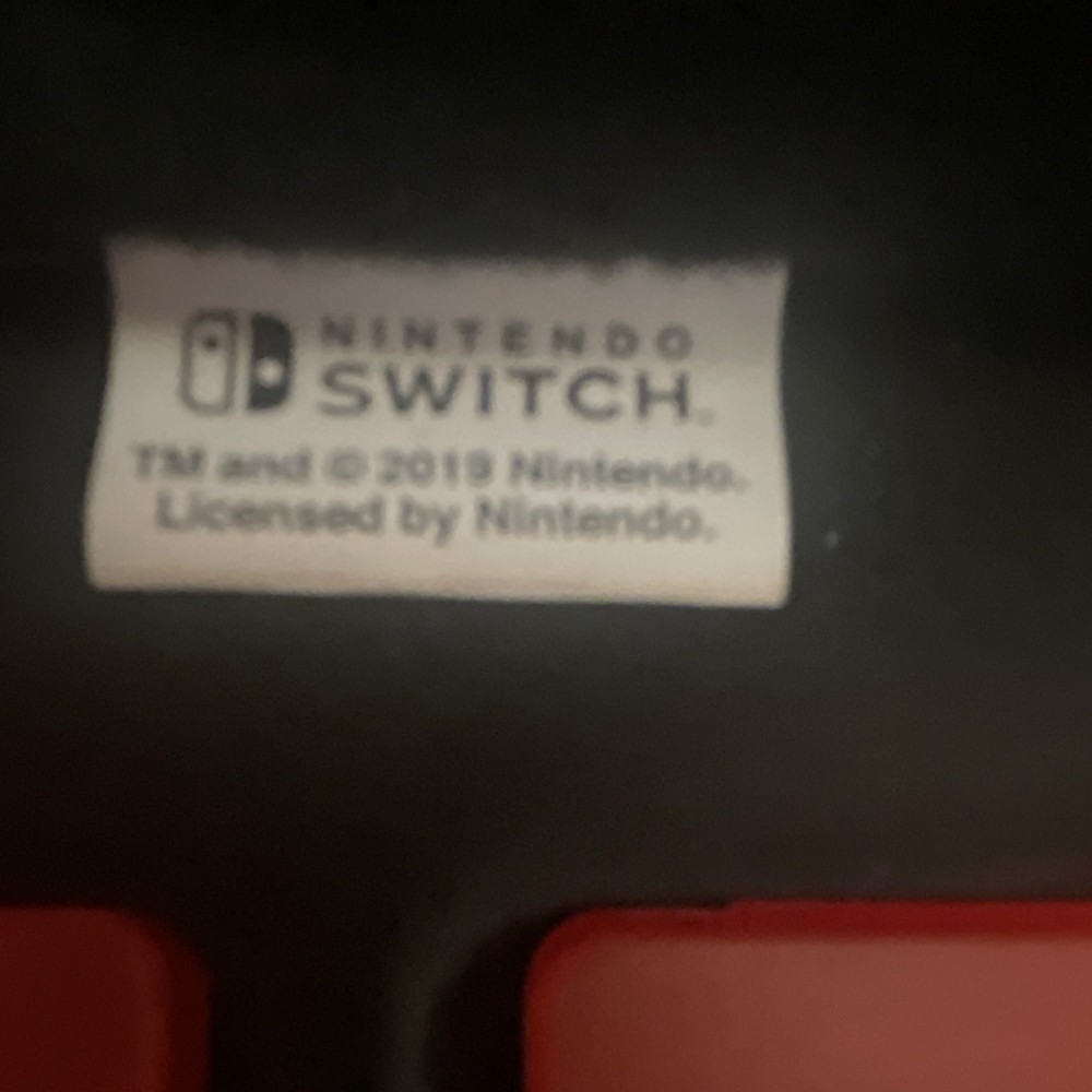 Nintendo Hard Shell Carrying Case Black Red for Switch Console & Games