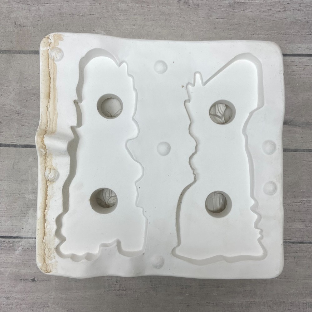 Macks Mold Ceramic Casting Mold Spring Flowers & Mail Box