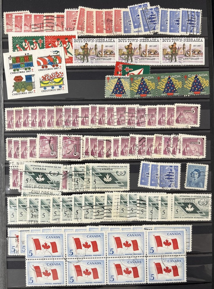 Canada Mid Period Mixture Used (Many 100s) DA1427