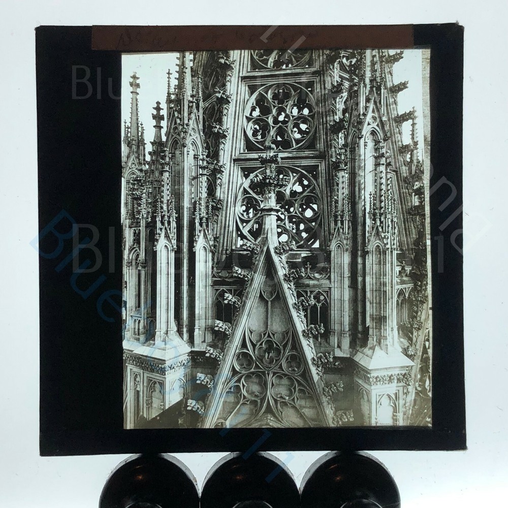 Cologne cathedral spire magic lantern