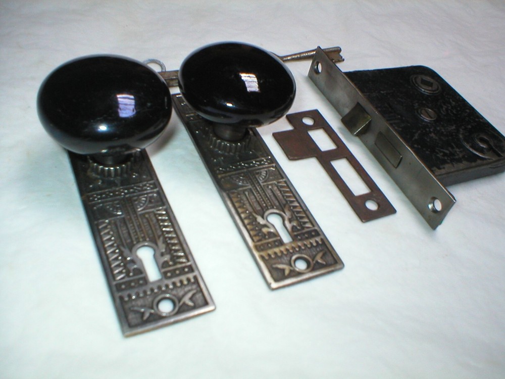 Antique Victorian Era Door Hardware