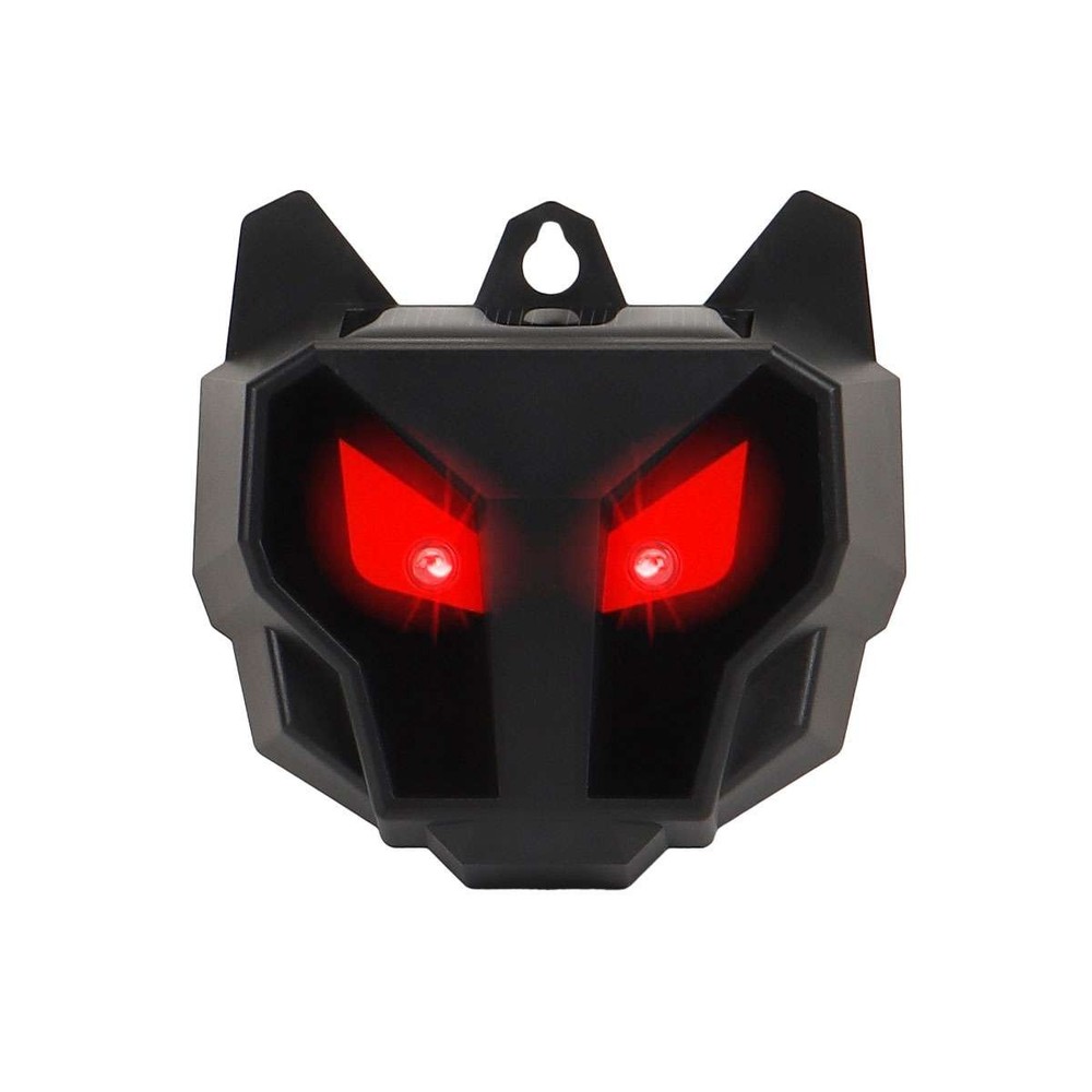 2pcs Solar Predator Guard Light Red LED Deterrent Light Night Animal Repellers