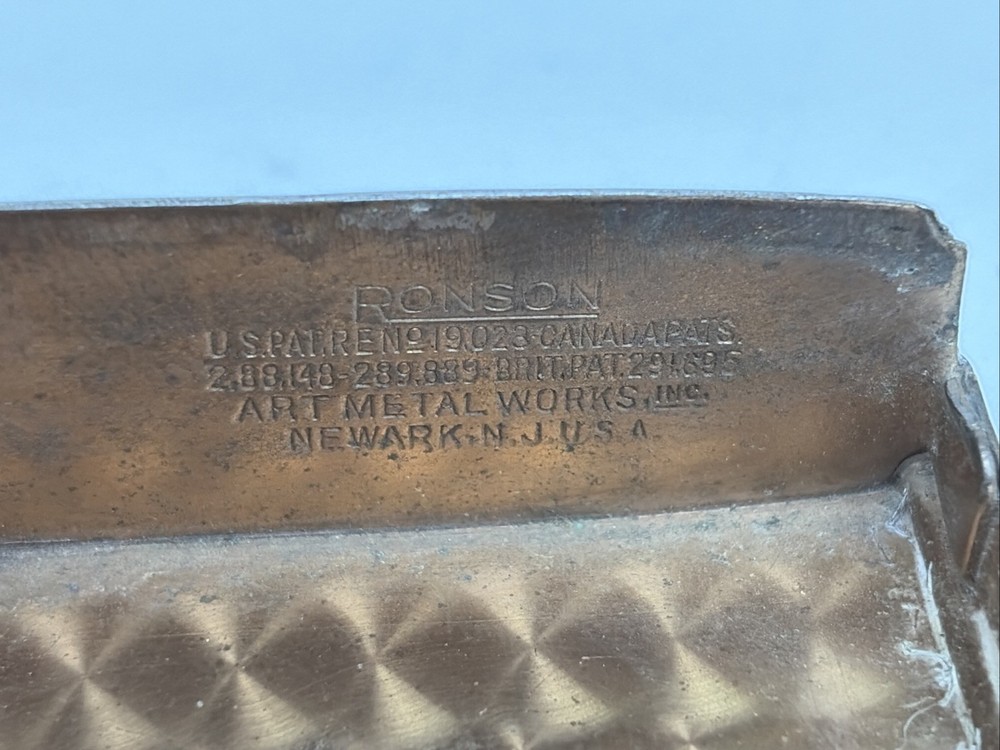 Vintage Ronson Cigarette Case