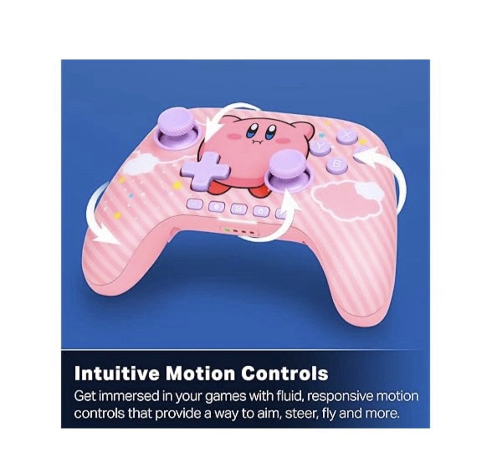PowerA Advantage Wireless Controller Nintendo Switch 2 Kirby Puff Hall Effect