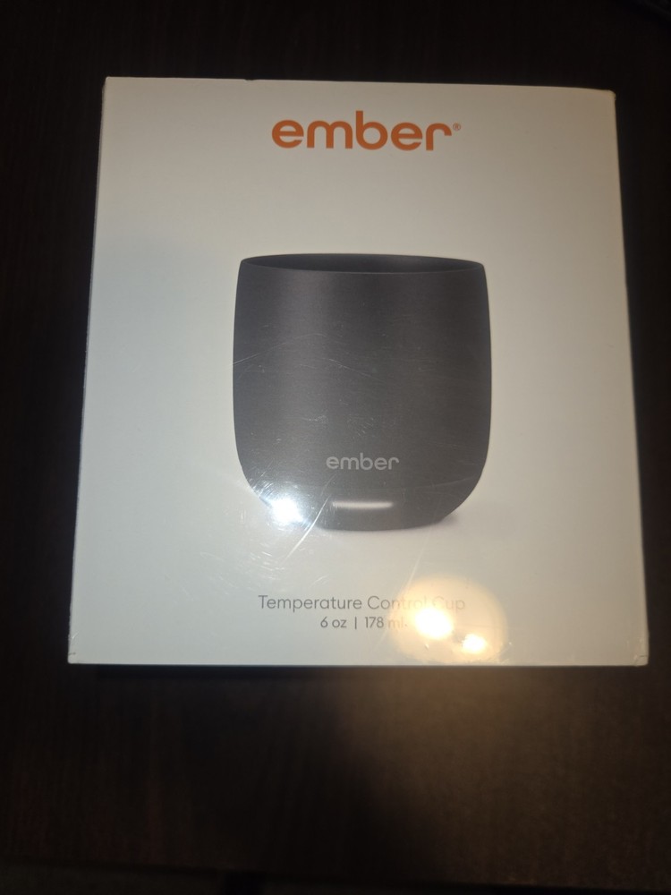 NEW IN BOX! SEALED! Ember Temperature Control Mug 6oz/WORKS WITH ANDROID& APPLE
