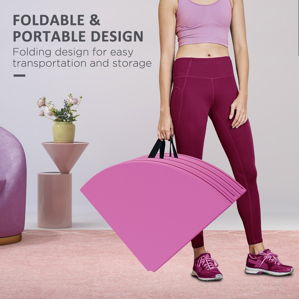 5ftx3.5" Pole Dance Crash Mat Foldable Yoga Exercise Training Padding EPE Foam