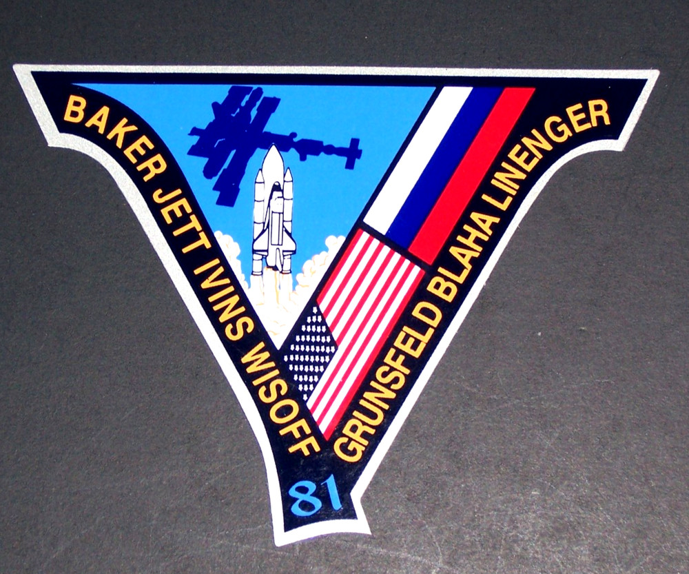 NASA -Mission 81 - Sticker - 4"