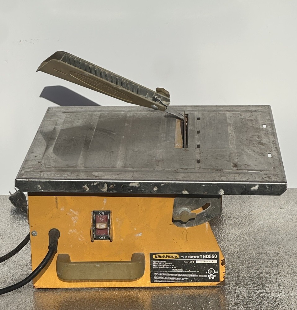 WorkForce tile cutter saw THD550 120V