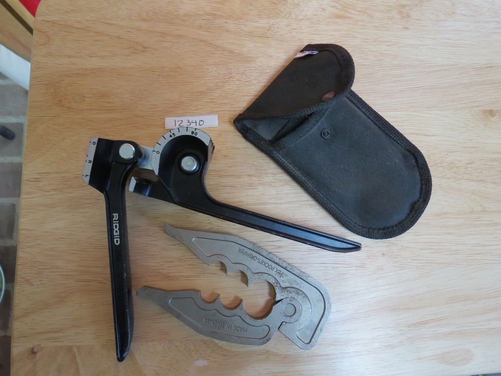 Rigid Pipe Bender & Pex Pocket Crimpler (lot#12340)