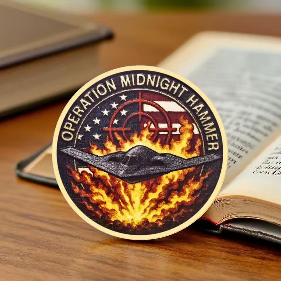 Operation Midnight Hammer Challenge Coin - Excellent Gift