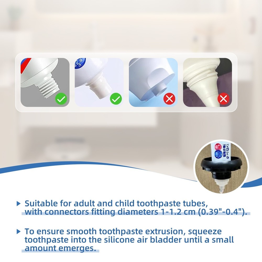 Automatic Toothpaste Dispenser Wall Mounted Holder Squeezer Bathroom Toilet