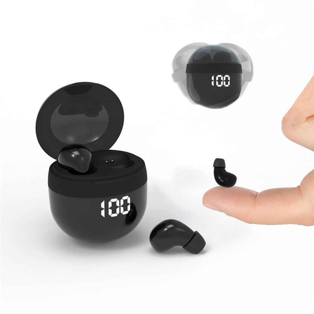 Mini Invisible Bluetooth Earbuds Tiny Hidden Wireless Earpiece for Work