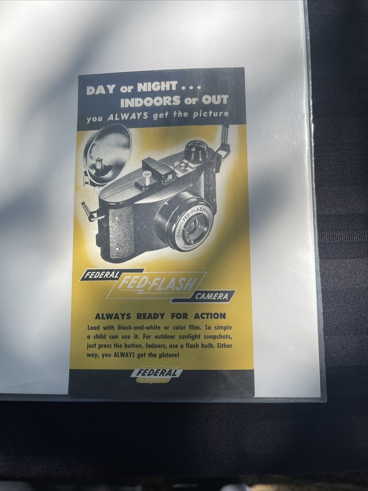 Federal Fed Flash Camera Advertising