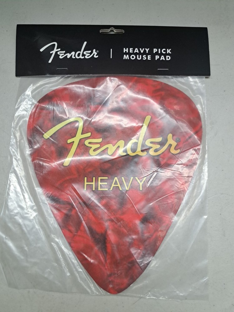 Fender Red Heavy Pick Mouse Pad #9100570107
