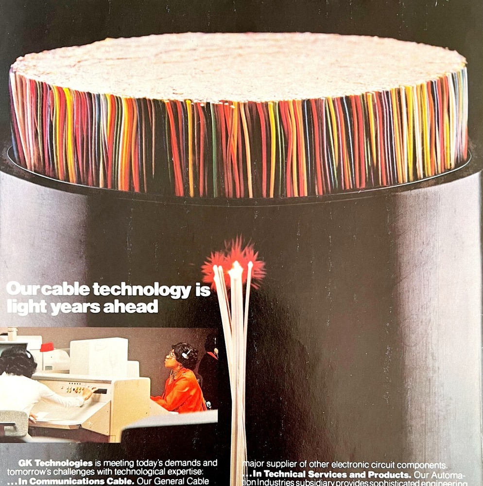 GK Technology Cables 1979 Advertisement Vintage Computer Electronics DWKK7