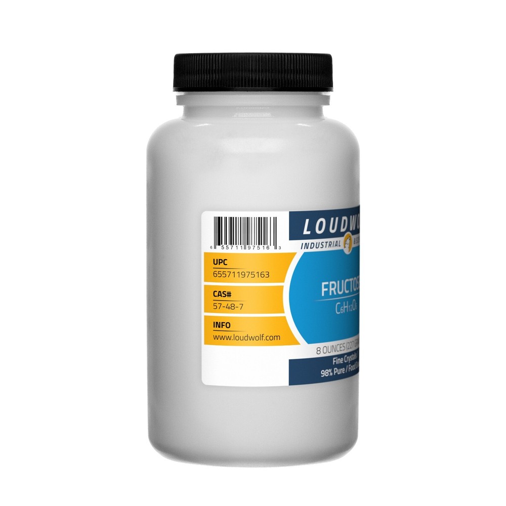 Fructose, 1lb, Food Grade, Sturdy Bottles, SHIPS SAME DAY