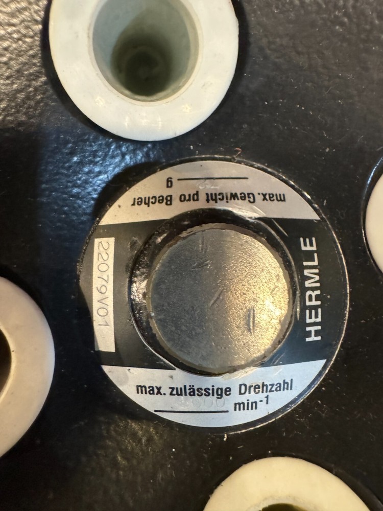 Hermle Z-232 Tabletop Microcentrifuge w/ 4 Rotor Positions