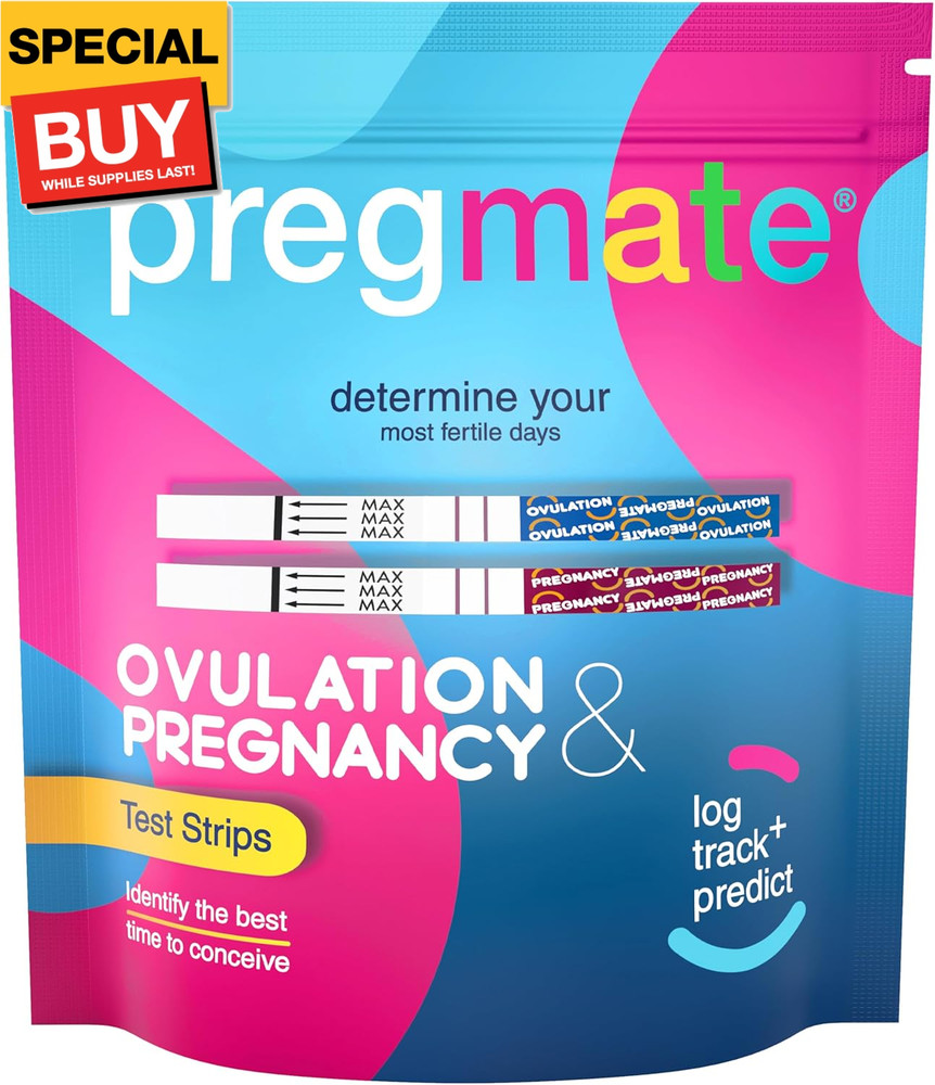 20 Ovulation and 5 Pregnancy Test Strips Predictor Kit