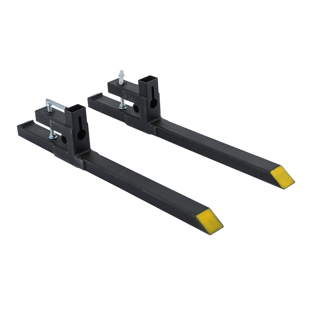 43" Clamp on Pallet Forks 2000lbs Heavy Duty Quick Attach Bucket Fork