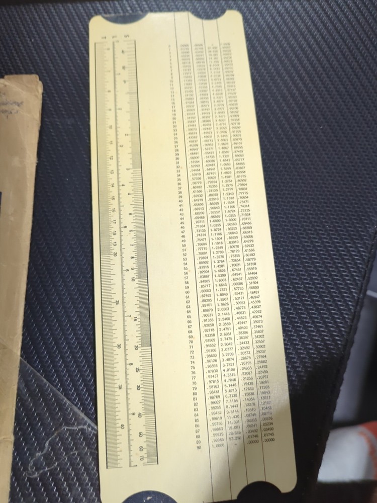 Vintage STANCOR Slide Rule and Mathematical Tables
