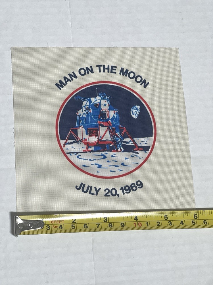 1969 Man On The Moon & Eagle Has Landed Beta Cloth Patch Collection